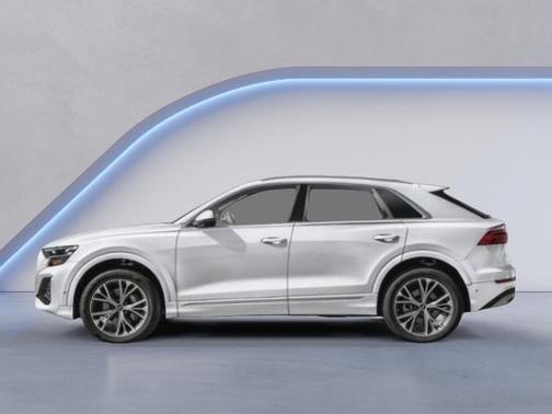 Glacier White Metallic 2026 Audi Q8 55 Premium