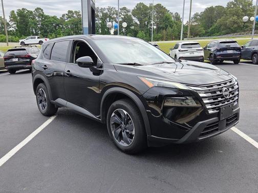 Black 2025 Nissan Rogue SV