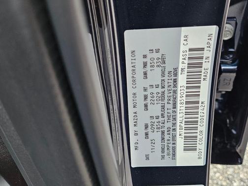 2026 Mazda Mazda3 FWD w/Preferred Package