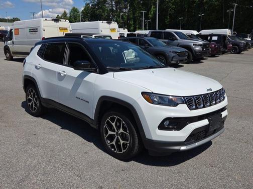 Bright White Clearcoat 2025 Jeep Compass Limited