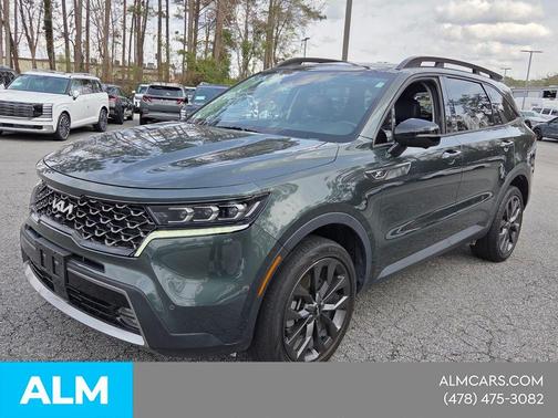Aruba Green 2022 Kia Sorento SX Prestige