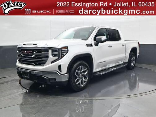 White Frost Tricoat 2022 GMC Sierra 1500 SLT