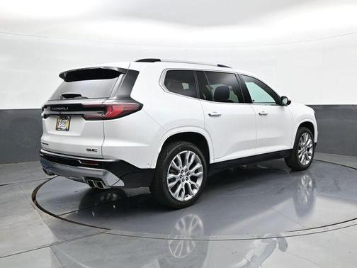 White Frost Tricoat 2024 GMC Acadia Denali