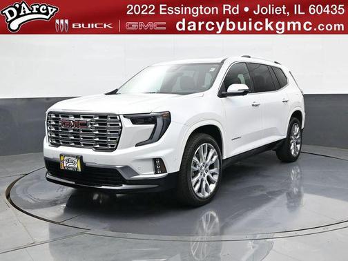 White Frost Tricoat 2024 GMC Acadia Denali