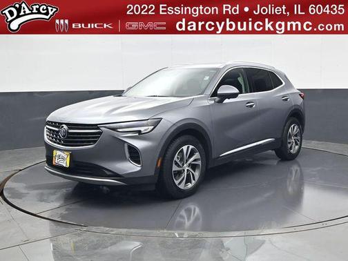 Satin Steel Metallic 2021 Buick Envision AWD Essence