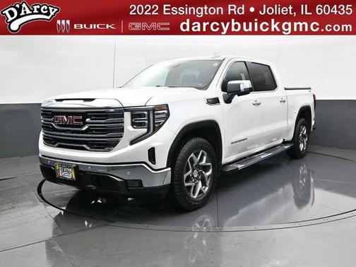 White Frost Tricoat 2024 GMC Sierra 1500 SLT