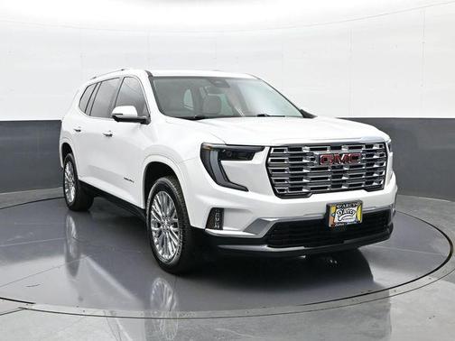 White Frost Tricoat 2024 GMC Acadia Denali