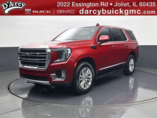 Volcanic Red Tintcoat 2023 GMC Yukon SLT