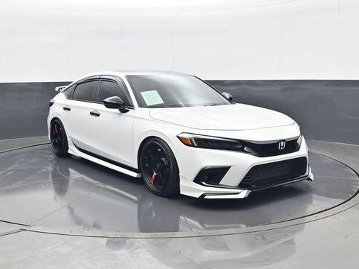 Platinum White Pearl 2024 Honda Civic Sport Touring