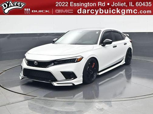 Platinum White Pearl 2024 Honda Civic Sport Touring