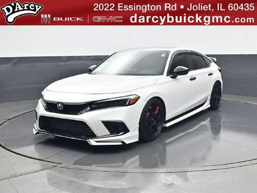 Platinum White Pearl 2024 Honda Civic Sport Touring