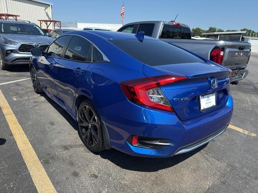 Aegean Blue Metallic 2021 Honda Civic
