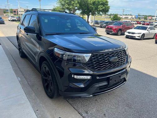 Agate Black Metallic 2021 Ford Explorer ST