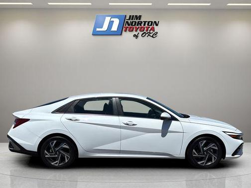 Serenity White 2025 Hyundai ELANTRA SEL