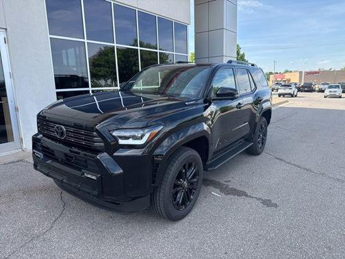 Black 2025 Toyota 4Runner Hybrid Platinum