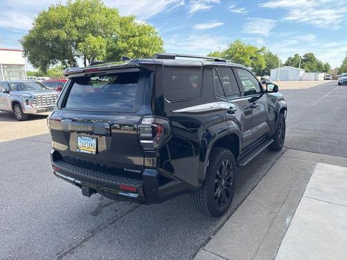 Black 2025 Toyota 4Runner Hybrid Platinum
