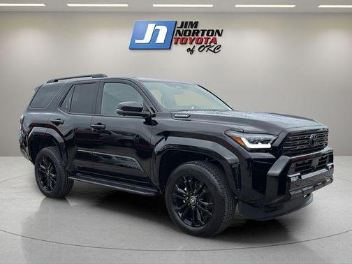 Black 2025 Toyota 4Runner Hybrid Platinum