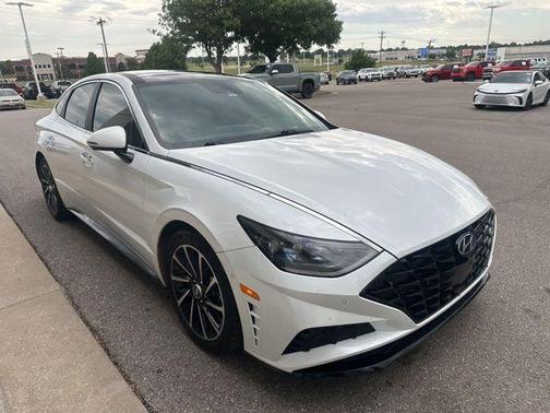 Quartz White 2021 Hyundai SONATA Limited