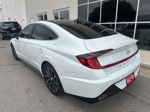 Quartz White 2021 Hyundai SONATA Limited