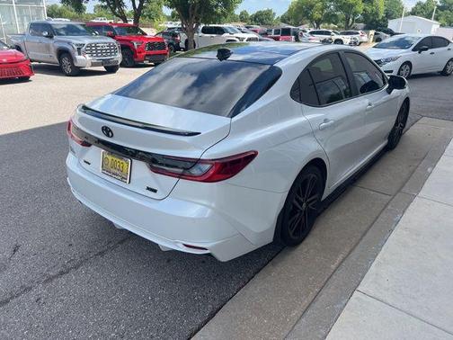 White 2025 Toyota Camry XSE