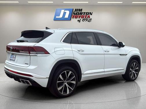 Opal White 2024 Volkswagen Atlas Cross Sport 2.0T SEL Premium