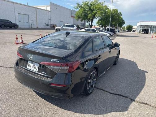 Crystal Black Pearl 2025 Honda Civic Hybrid Sport