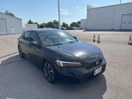 Crystal Black Pearl 2025 Honda Civic Hybrid Sport