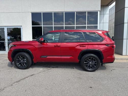 Supersonic Red 2024 Toyota Sequoia Platinum