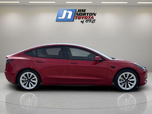 Red Multi-Coat 2022 Tesla Model 3 Long Range