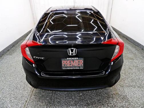 Black 2018 Honda Civic LX