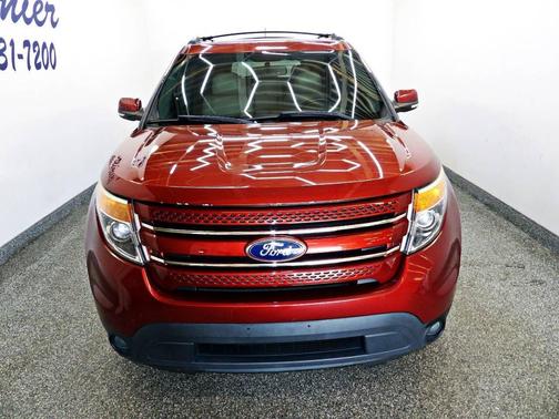 Orange 2014 Ford Explorer Limited