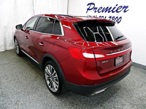 Red 2016 Lincoln MKX Reserve