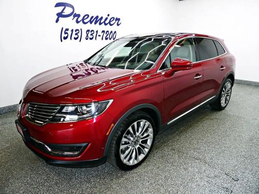 Red 2016 Lincoln MKX Reserve