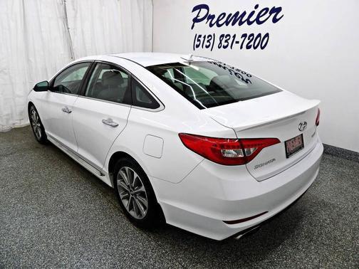 White 2017 Hyundai SONATA Limited