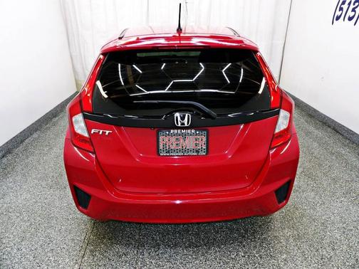 Red 2016 Honda Fit LX