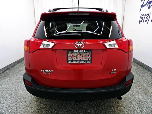 Red 2015 Toyota RAV4 LE
