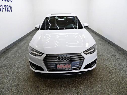 White 2019 Audi A4 quattro Premium Plus 45 TFSI AWD 4dr Sedan