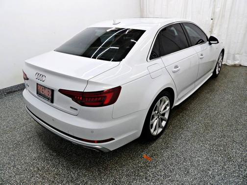 White 2019 Audi A4 quattro Premium Plus 45 TFSI AWD 4dr Sedan