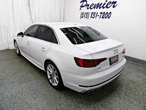White 2019 Audi A4 quattro Premium Plus 45 TFSI AWD 4dr Sedan