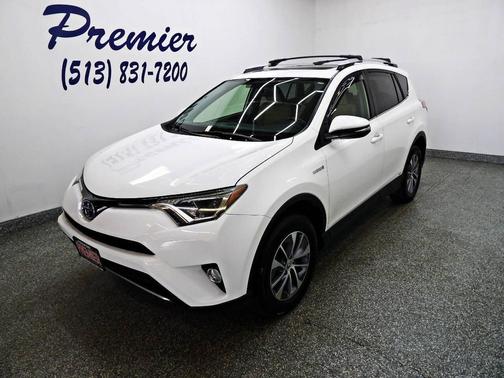 White 2016 Toyota RAV4 Hybrid XLE