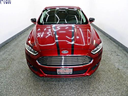 Red 2013 Ford Fusion SE