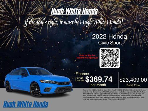 2022 Honda Civic Sport