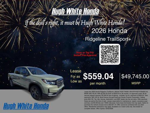 2026 Honda Ridgeline Sport