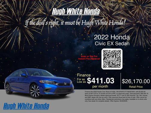 2022 Honda Civic EX