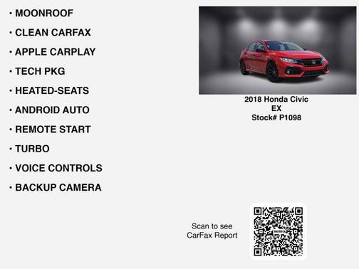 2018 Honda Civic EX