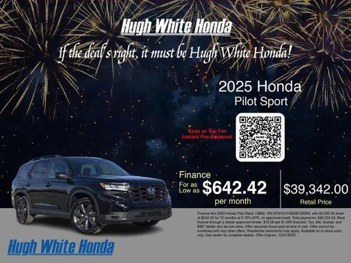 2025 Honda Pilot Sport