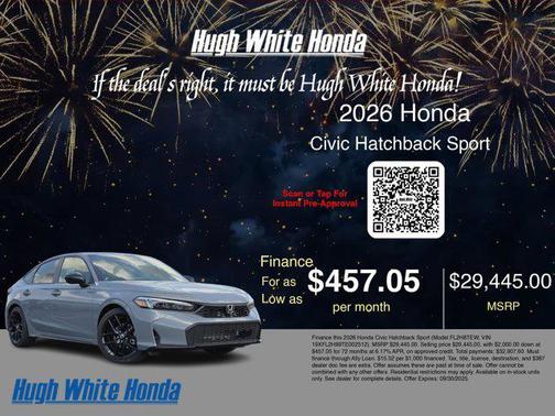 2026 Honda Civic Sport