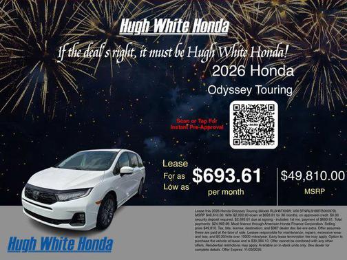 2026 Honda Odyssey Touring