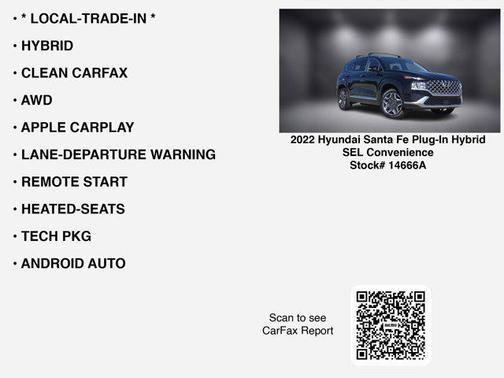 2022 Hyundai SANTA FE SEL 2.4