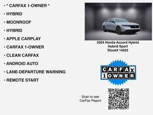 2024 Honda Accord Hybrid Base